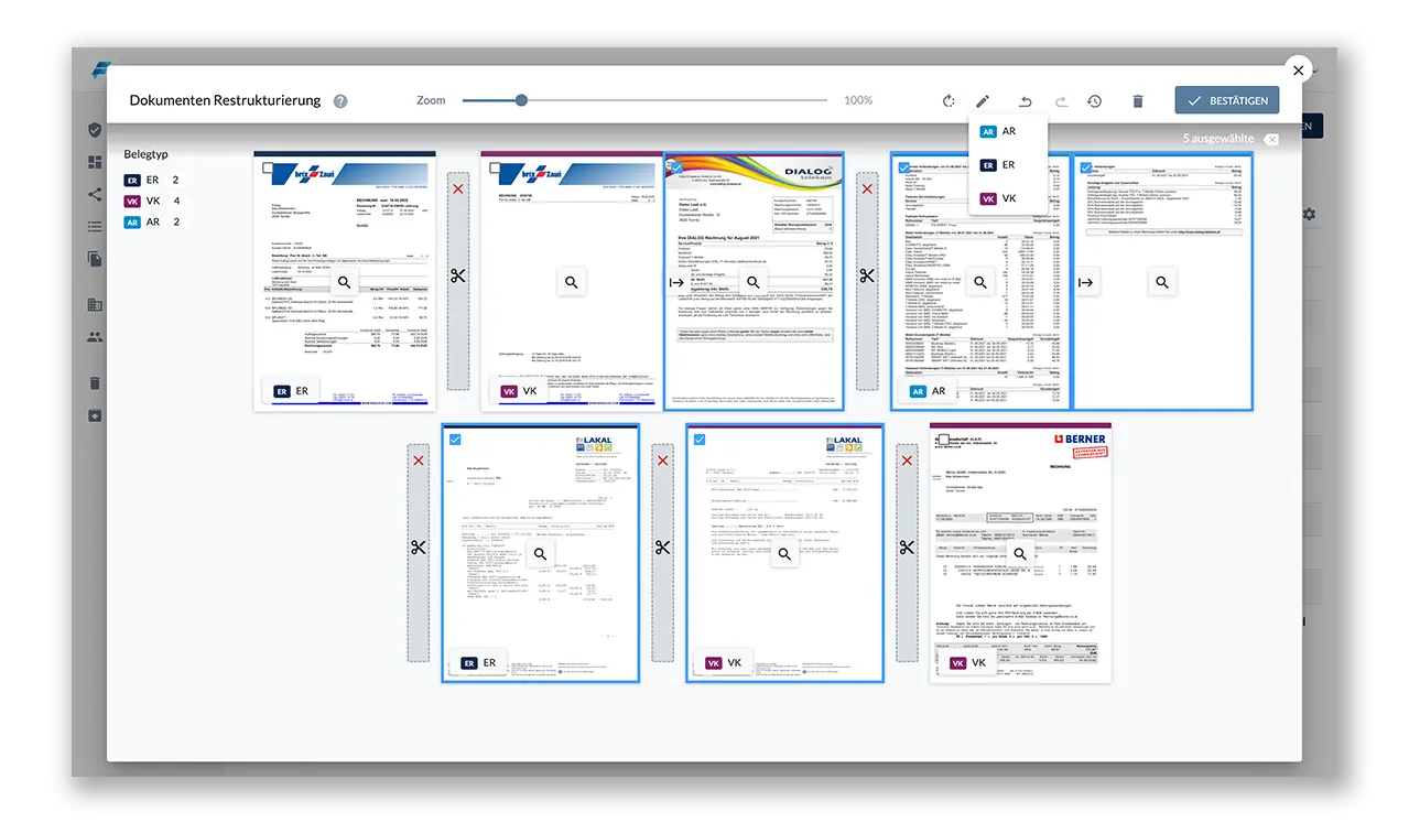 Finmatics Belegzentrale